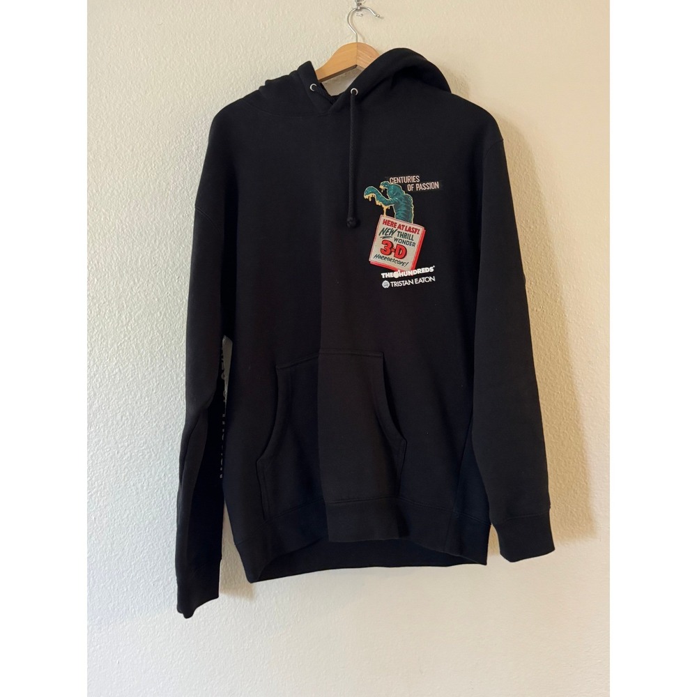 The Hundreds Tristan Eaton Creature from the Black Lagoon Hoodie Mens M Black